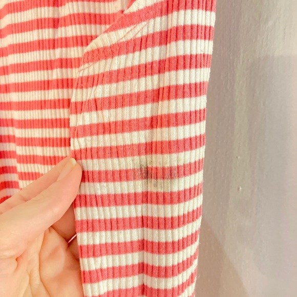 Vans Pink And White Striped High Neck Tank - Picture 5 of 5